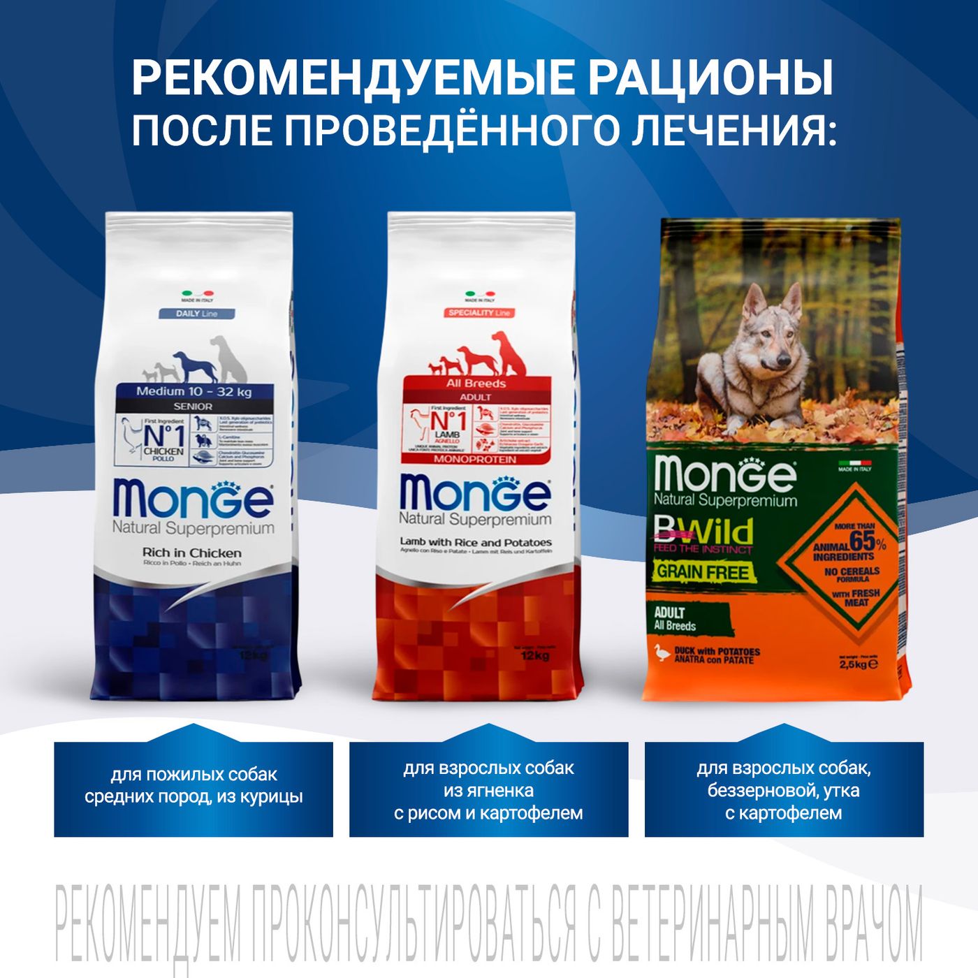 Диетический корм Monge VetSolution Dog Gastrointestinal Гастроинтестинал для собак при заболеваниях ЖКТ 12 кг — фото 10