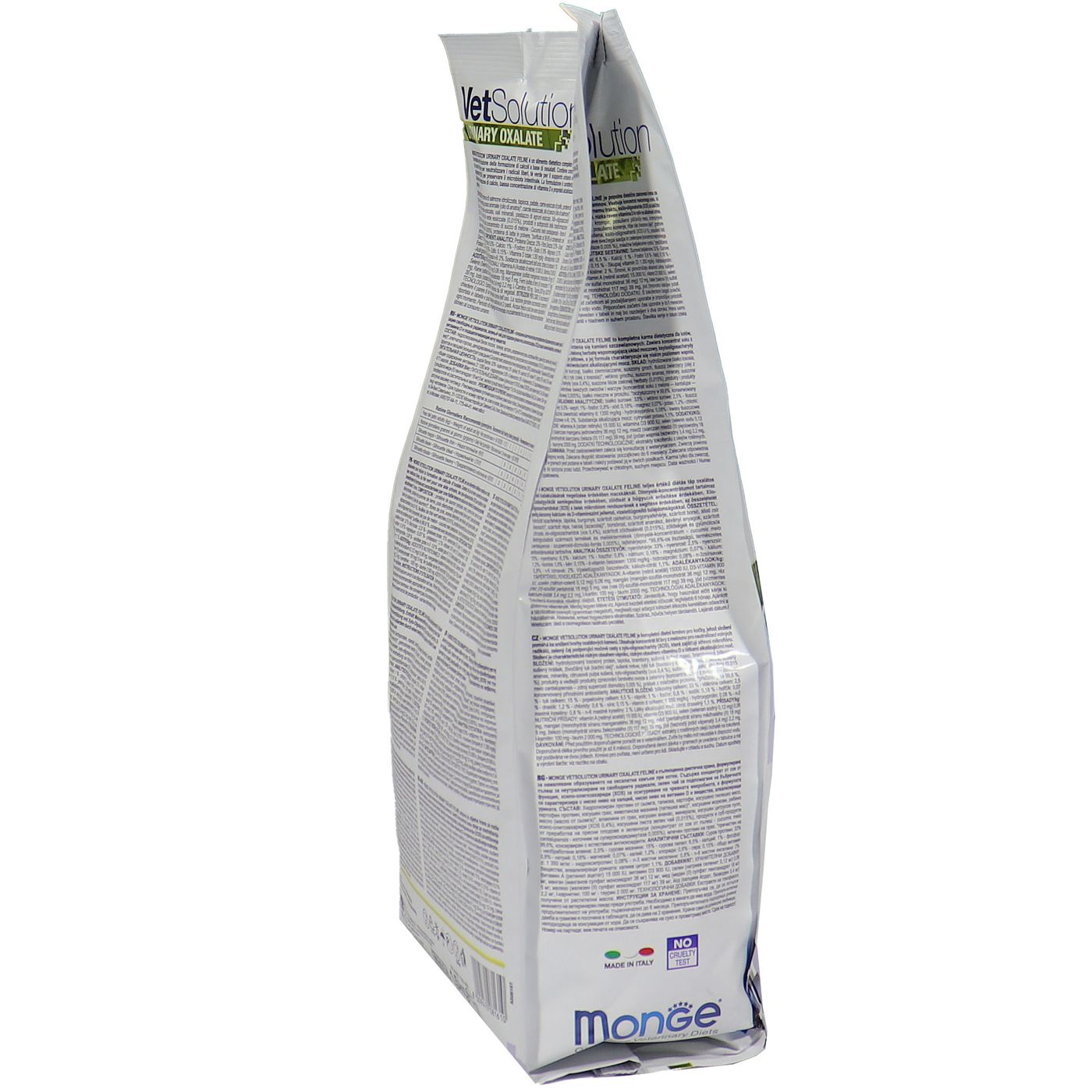 Диетический корм Monge VetSolution Cat Urinary Oxalate Уринари Оксалат для кошек при заболеваниях мочеполовой системы и оксалатном течении МКБ 1,5 к — фото 28