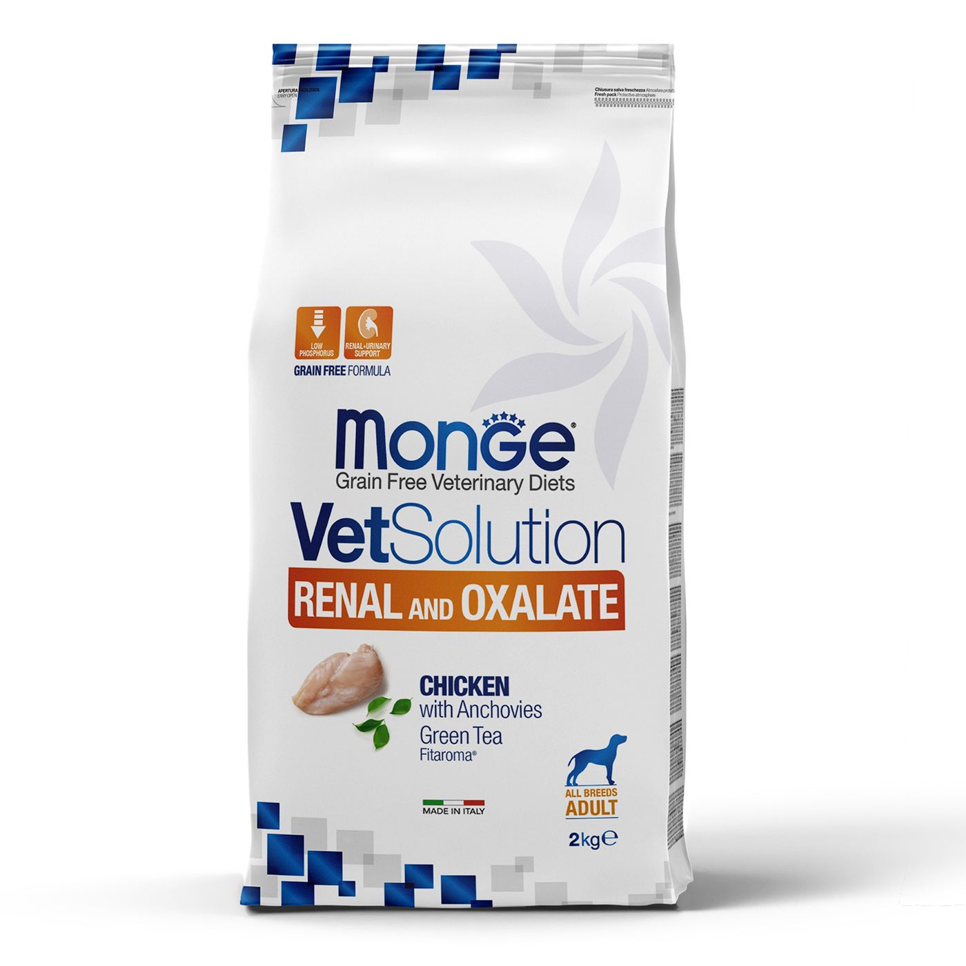 Диетический корм Monge VetSolution Dog Renal and Oxalate Ренал и Оксалат для собак при ХПН 2 кг — фото 2