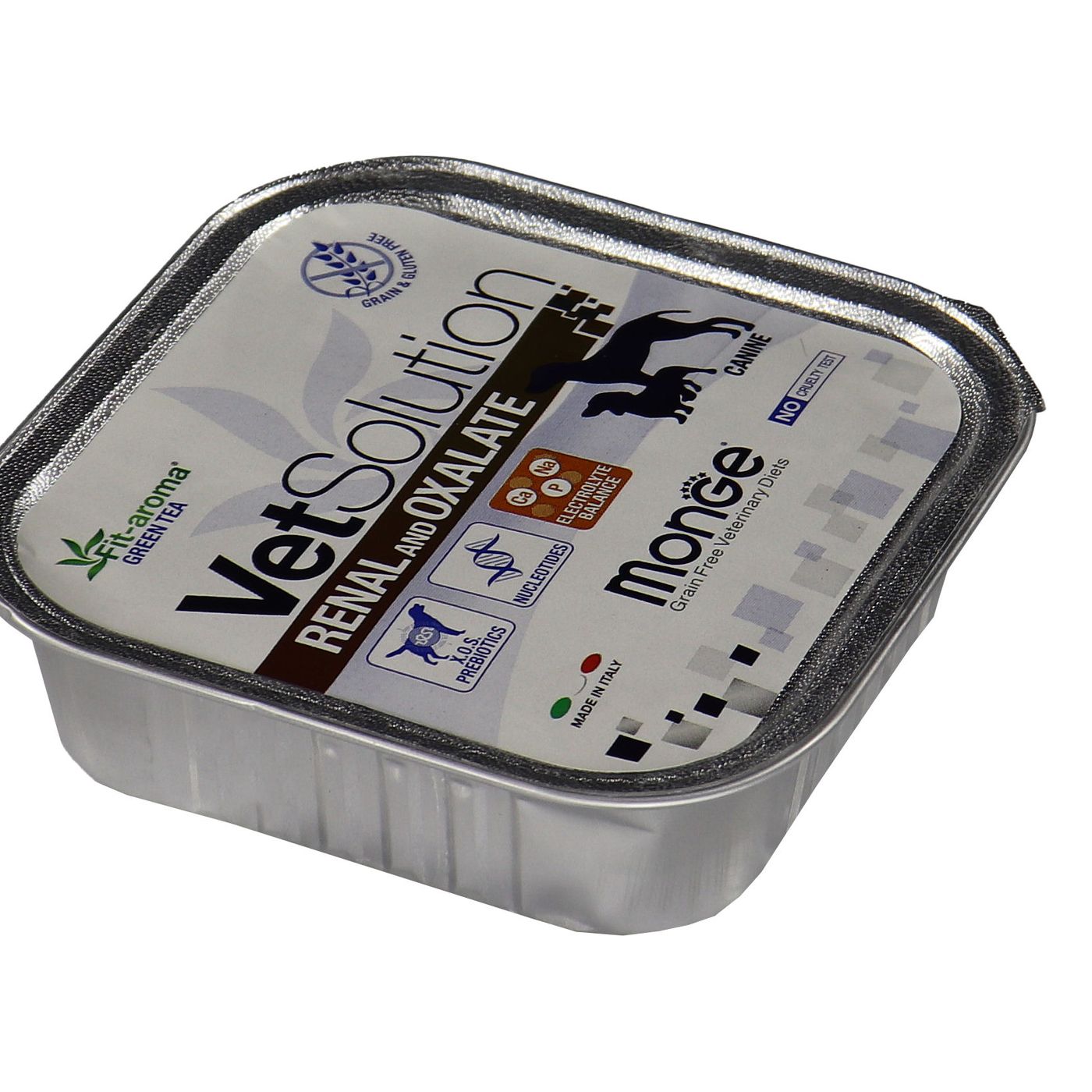 Диетический корм Monge VetSolution Dog Renal and Oxalate Ренал и Оксалат для собак при ХПН и профилактике образования уролитов оксалата кальция 150г — фото 30