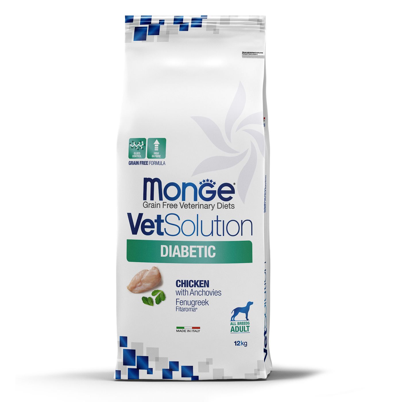 Диетический корм Monge VetSolution Dog Diabetic Диабетик для собак при сахарном диабете 12 кг — фото 2
