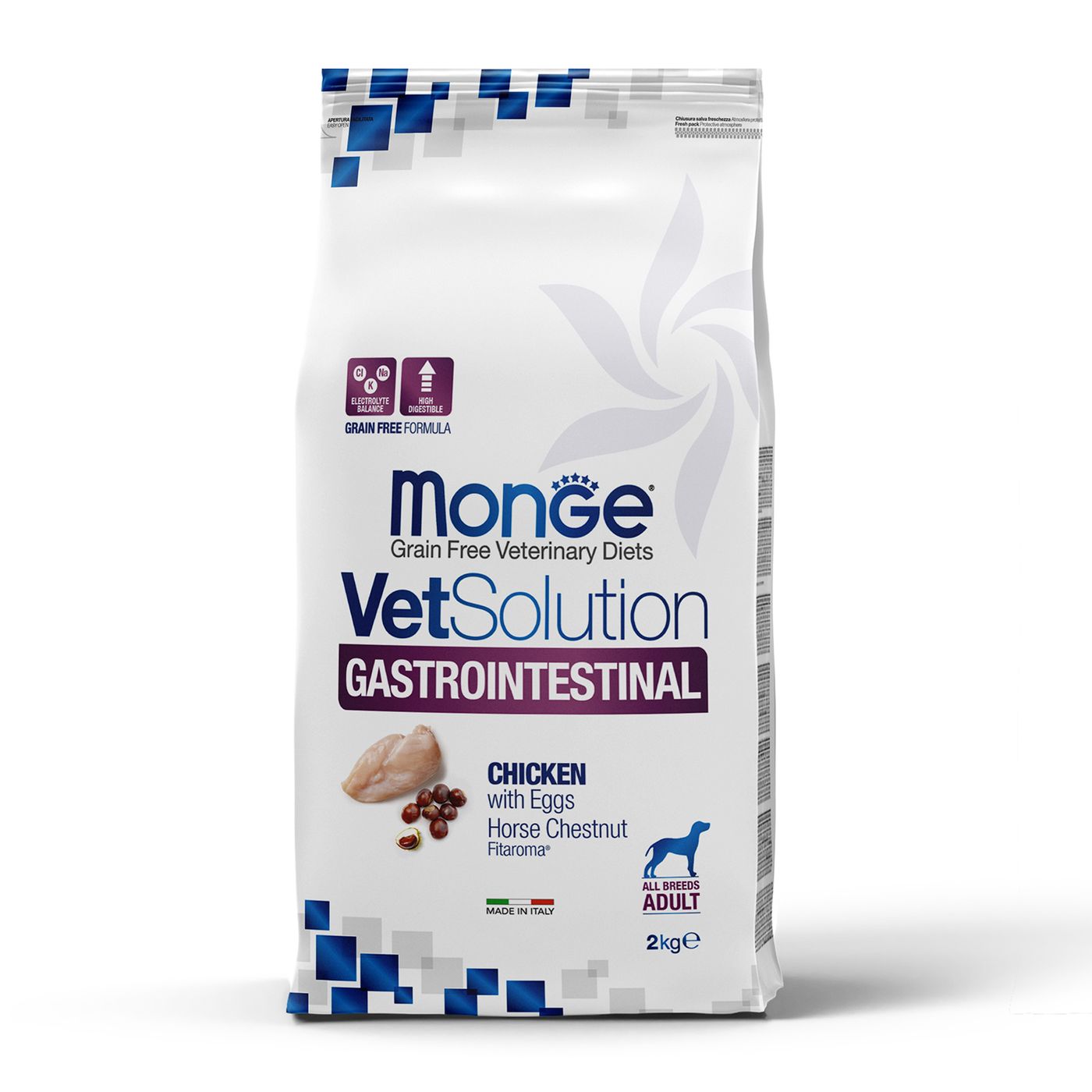 Диетический корм Monge VetSolution Dog Gastrointestinal Гастроинтестинал для собак при заболеваниях ЖКТ 2 кг — фото 2