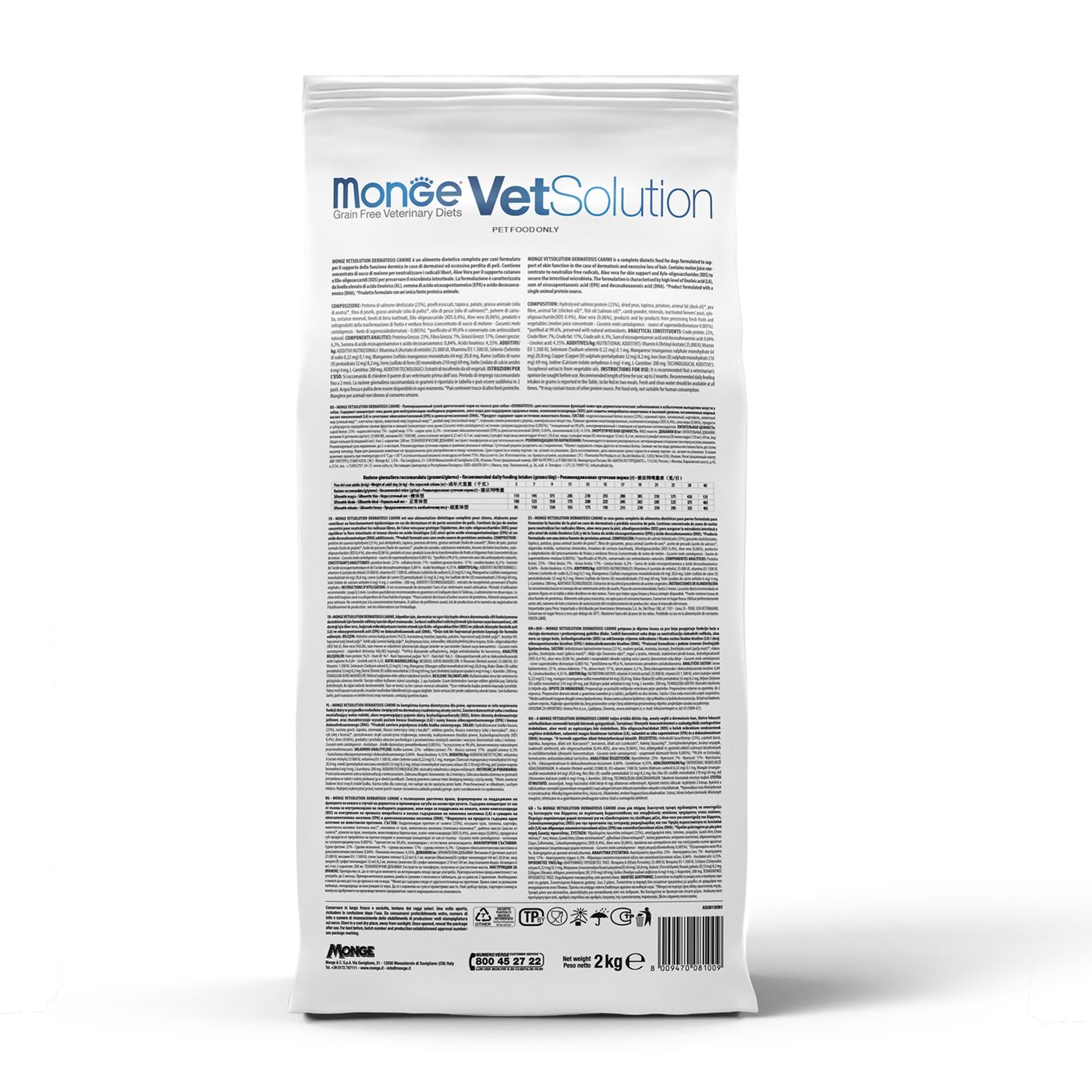 Диетический корм Monge VetSolution Dog Hepatic Гепатик для собак при заболеваниях печени 2 кг — фото 13