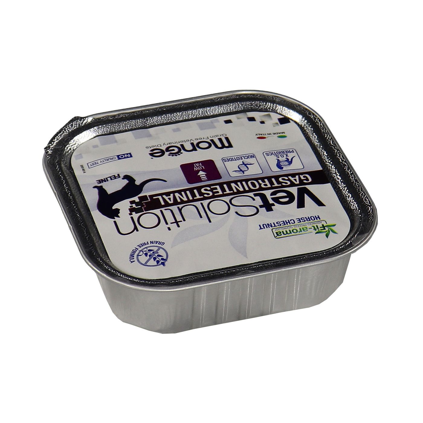 Диетический корм Monge VetSolution Cat Gastrointestinal гастро интестинал для кошек при заболеваниях ЖКТ 100 г — фото 18