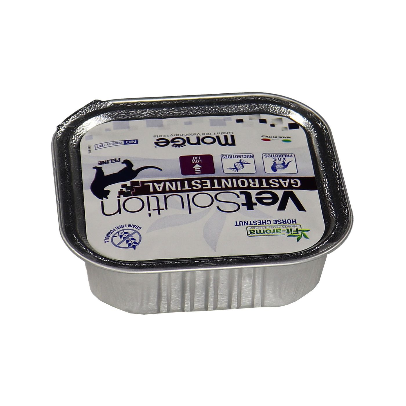 Диетический корм Monge VetSolution Cat Gastrointestinal гастро интестинал для кошек при заболеваниях ЖКТ 100 г — фото 19