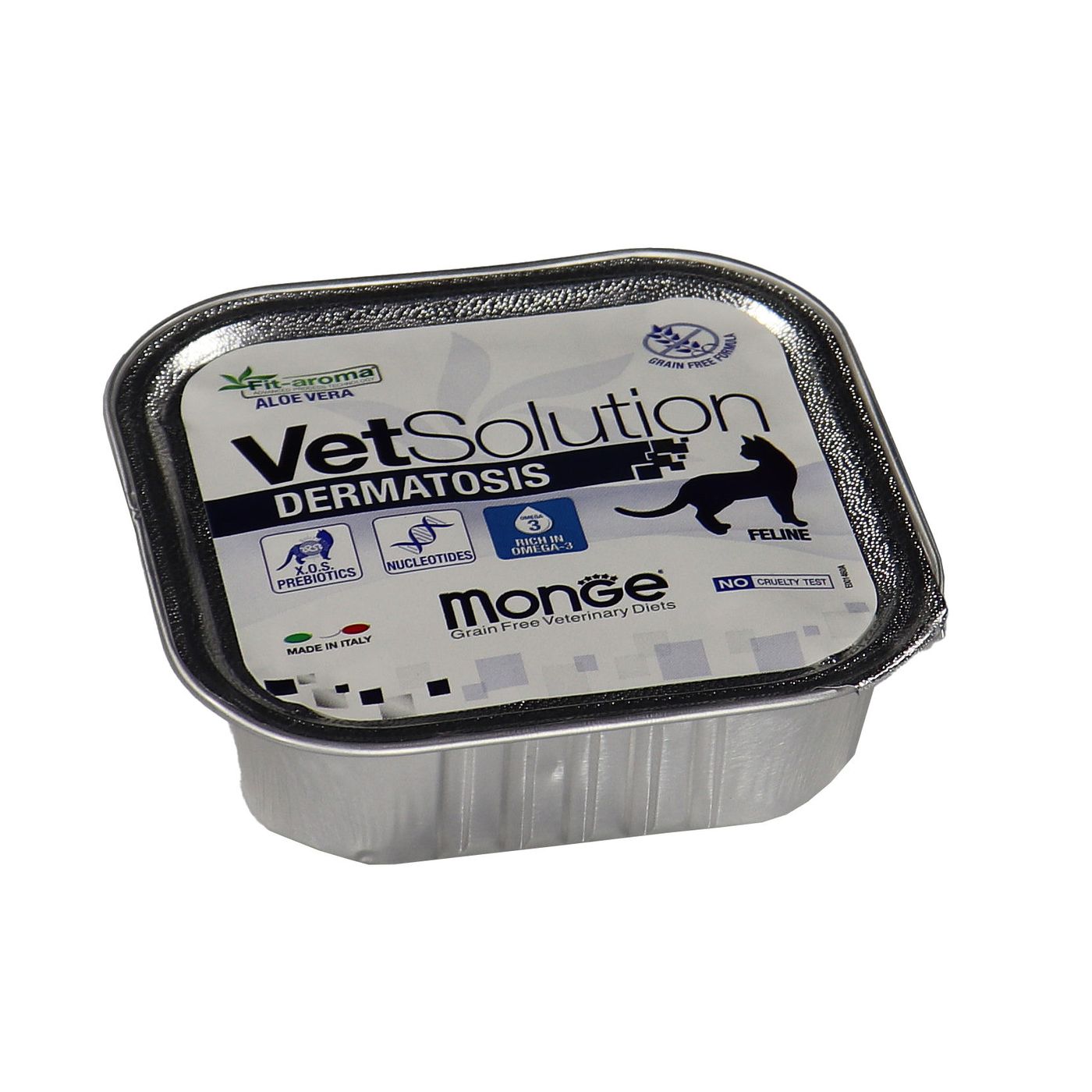 Диетический корм Monge VetSolution Cat Dermatosis Дерматозис для кошек при заболеваниях кожи 100 г — фото 34