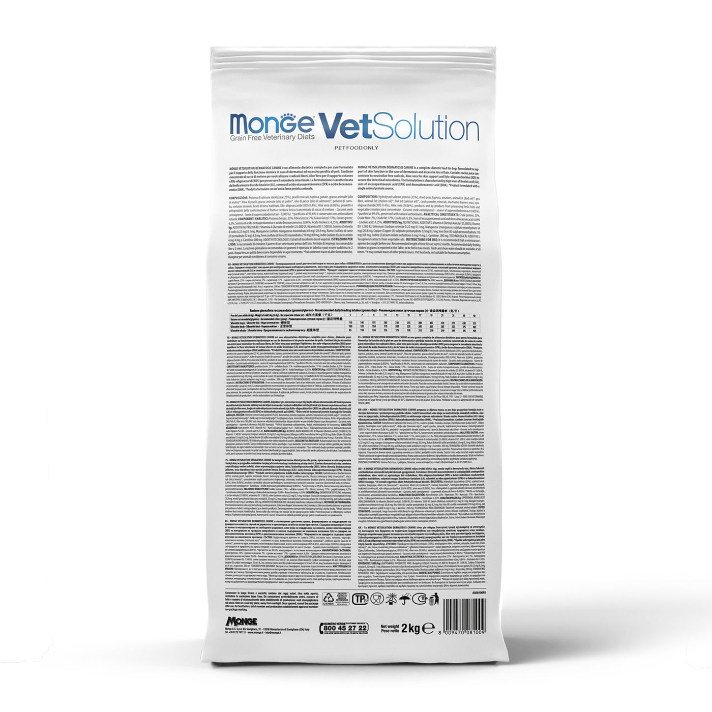 Диетический корм Monge VetSolution Dog Joint Mobility Джоинт Мобилити для собак и щенков при заболеваниях суставов 2 кг — фото 13