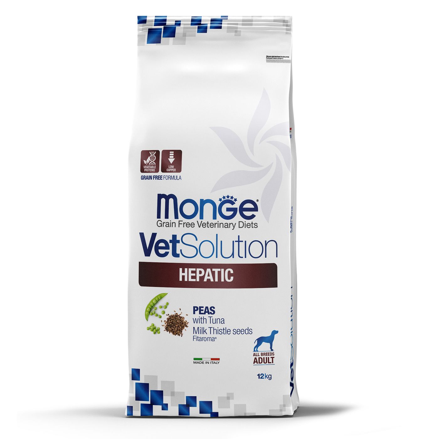 Диетический корм Monge VetSolution Dog Hepatic Гепатик для собак при заболеваниях печени 12 кг — фото 2