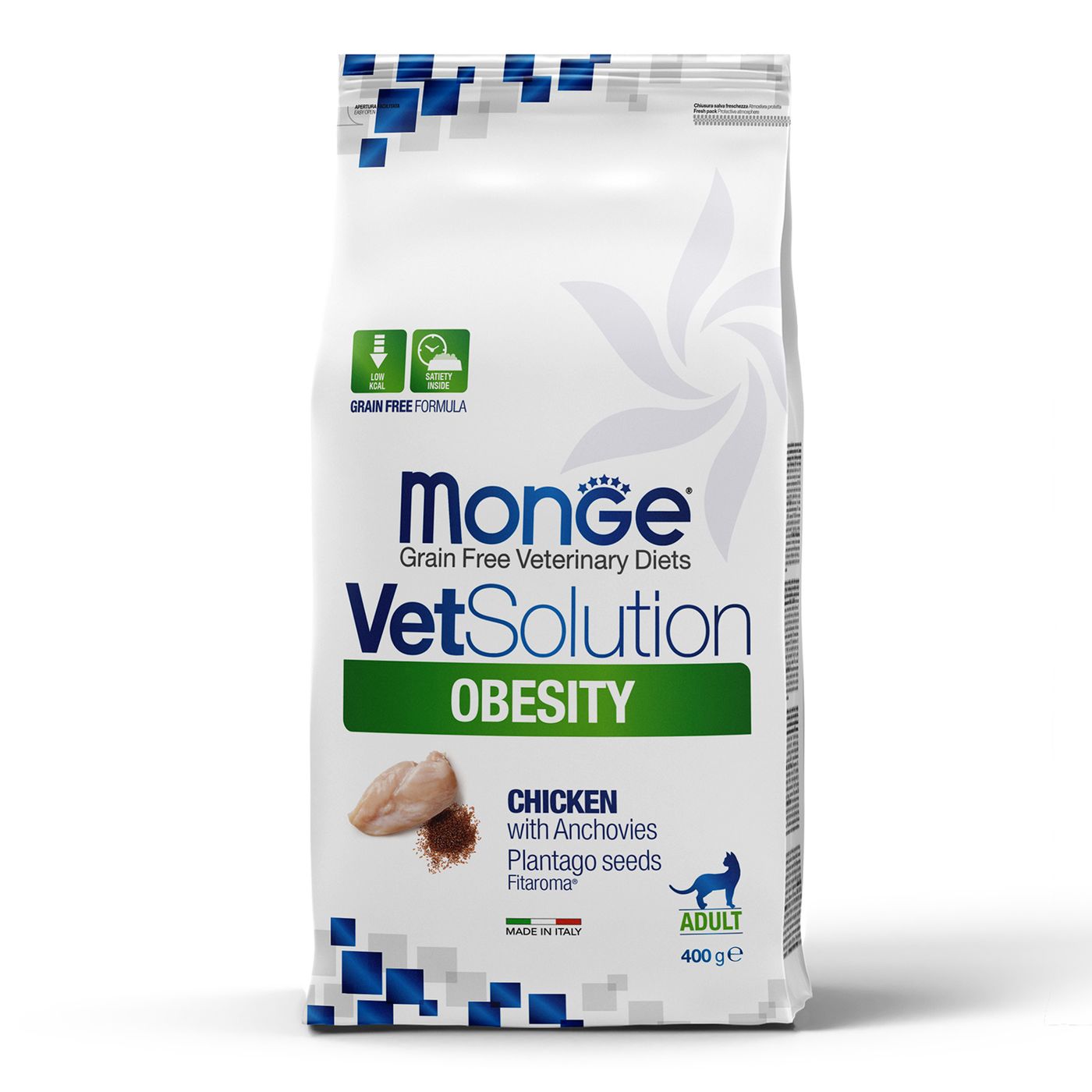 Диетический корм Monge VetSolution Cat Obesity Обесити для кошек при избыточном весе 400 г — фото 3