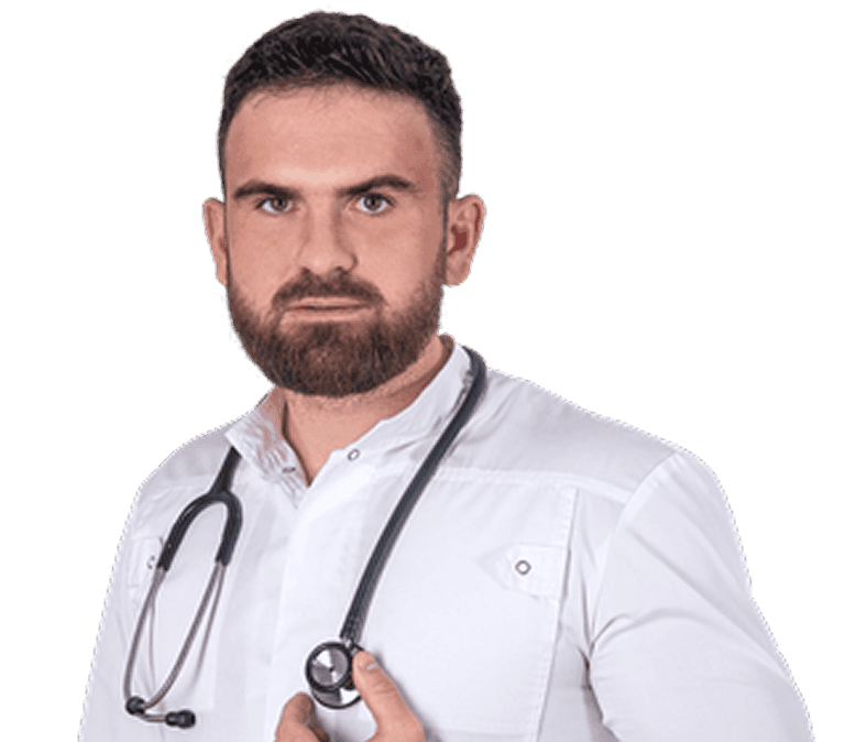 Ветеринарный врач со стетоскопом
