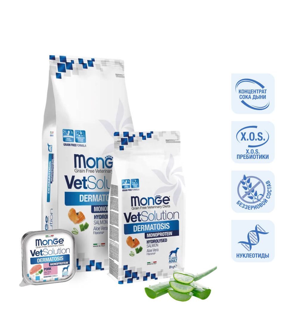Ветеринарная диета Monge VetSolution Dermatosis